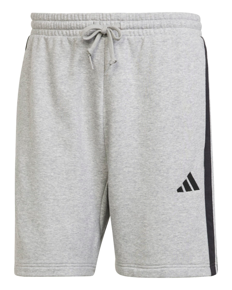 Trent Men's French Terry Shorts – Cotton Blend Drawstring Three Stripe Shorts