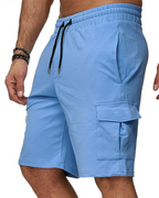 Brandon Men's Cargo Shorts – Lightweight Polyester Work Shorts with 5 Pockets
