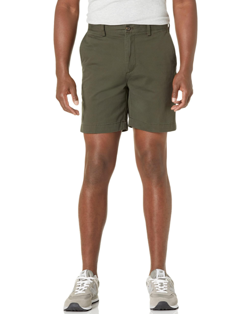 Fraser Men's Chino Shorts – Slim Fit Cotton Twill Khaki Shorts