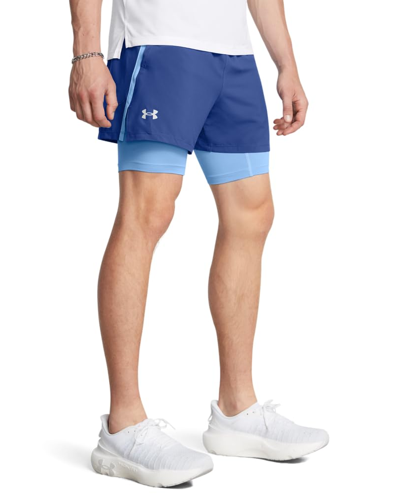 Callan Men's Running Shorts – 2-in-1 Mesh Sports Shorts with Phone Pocket