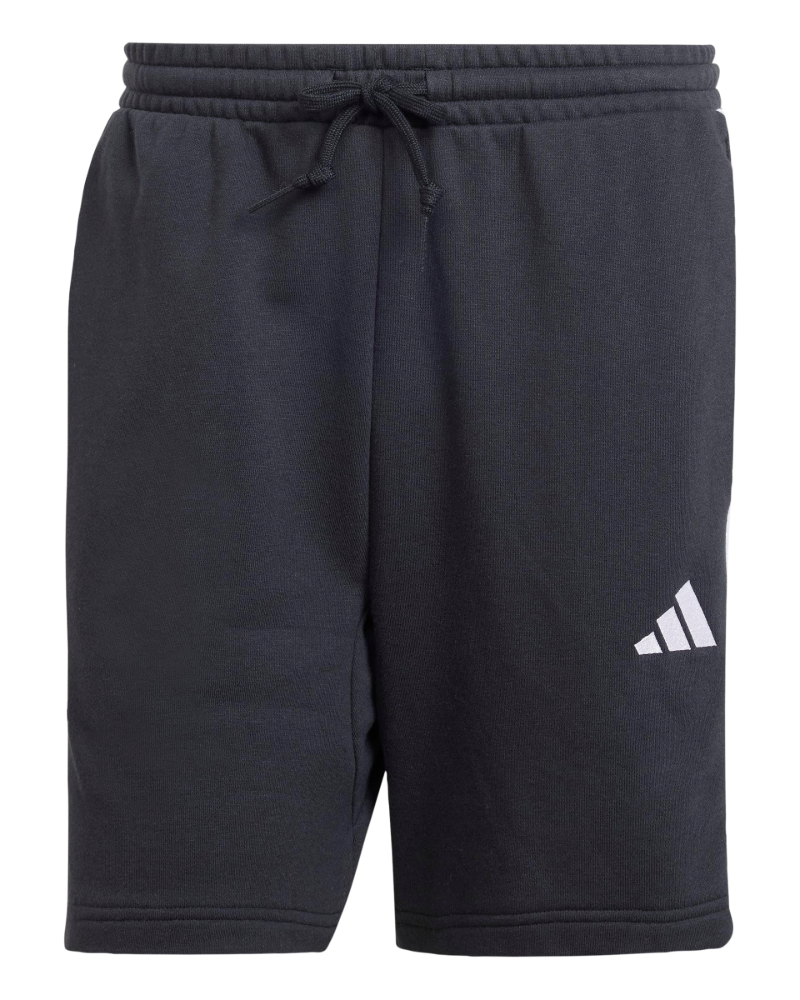 Trent Men's French Terry Shorts – Cotton Blend Drawstring Three Stripe Shorts