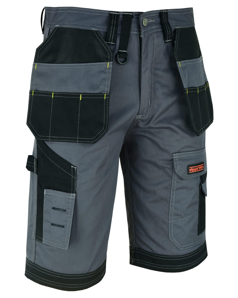 Mitchell Men's Work Cargo Shorts – Multi-Pocket Cordura Workwear Utility Shorts