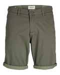 Mason Men's Chino Shorts – Cotton Regular Fit Elastic Waist Mid-Length Shorts