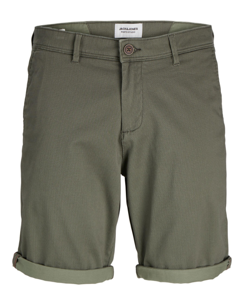 Mason Men's Chino Shorts – Cotton Regular Fit Elastic Waist Mid-Length Shorts