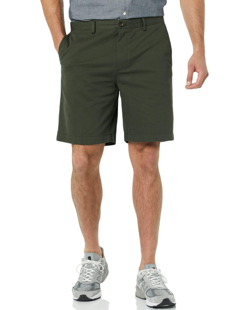 Malcolm Men's Chino Shorts – Slim Fit Cotton Twill Khaki Shorts
