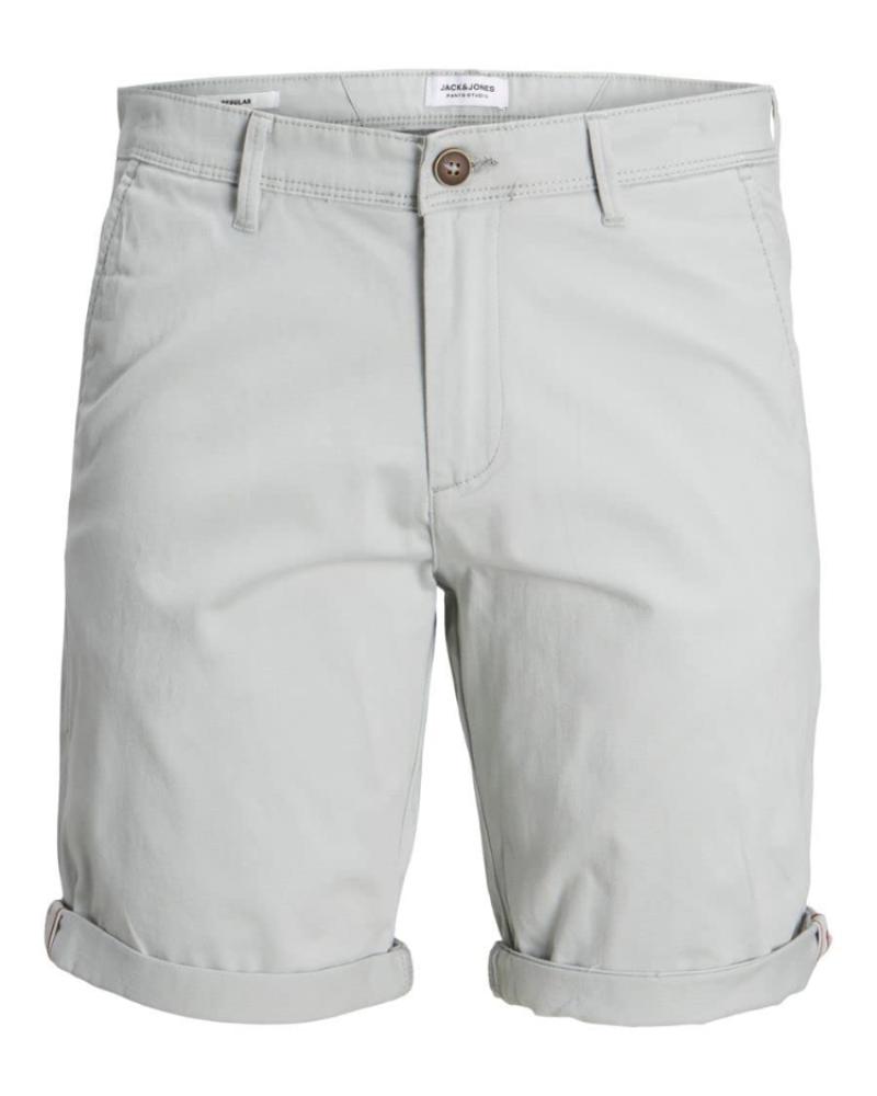 Mason Men's Chino Shorts – Cotton Regular Fit Elastic Waist Mid-Length Shorts