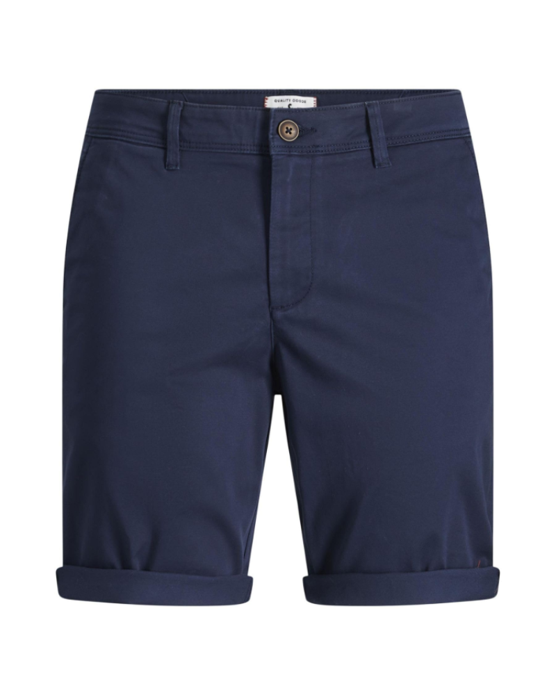 Mason Men's Chino Shorts – Cotton Regular Fit Elastic Waist Mid-Length Shorts