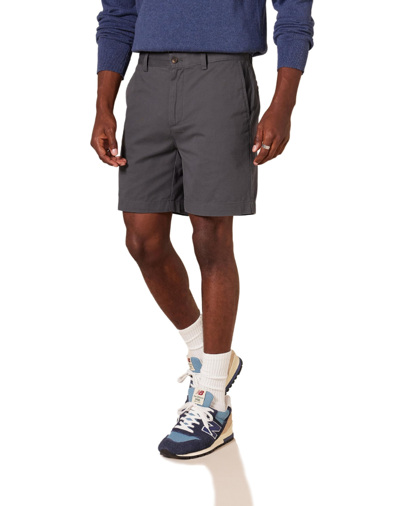 Fraser Men's Chino Shorts – Slim Fit Cotton Twill Khaki Shorts