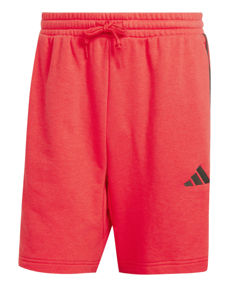 Trent Men's French Terry Shorts – Cotton Blend Drawstring Three Stripe Shorts