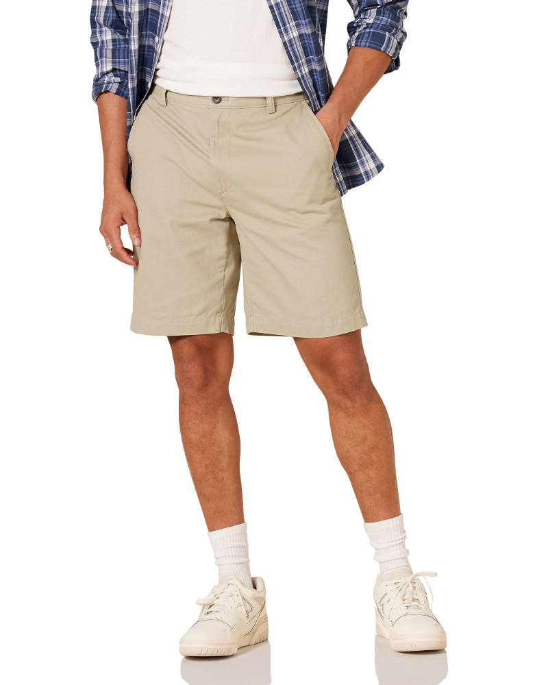Edmund Men's Chino Shorts – Classic Fit Cotton Twill Casual Shorts