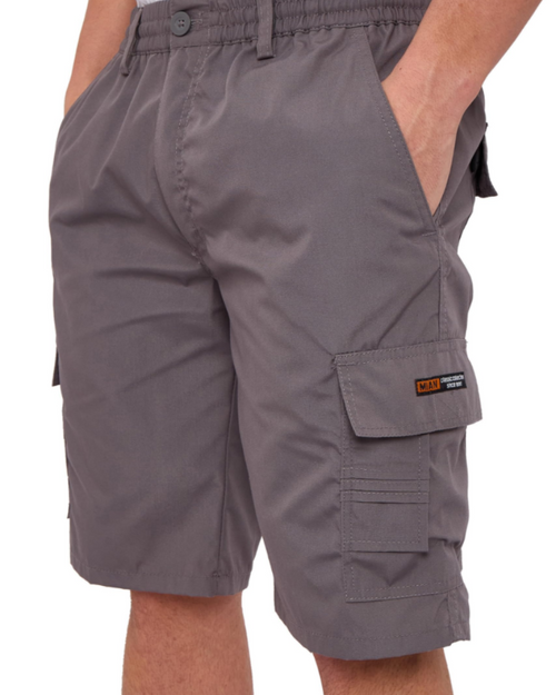 Austin Men's Cotton Cargo Shorts – Regular Fit Multi-Pocket Combat Shorts