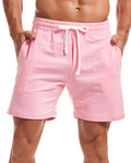 Nolan Men's Cotton Athletic Shorts – 5.5 Inch Drawstring Sports Shorts with Pockets