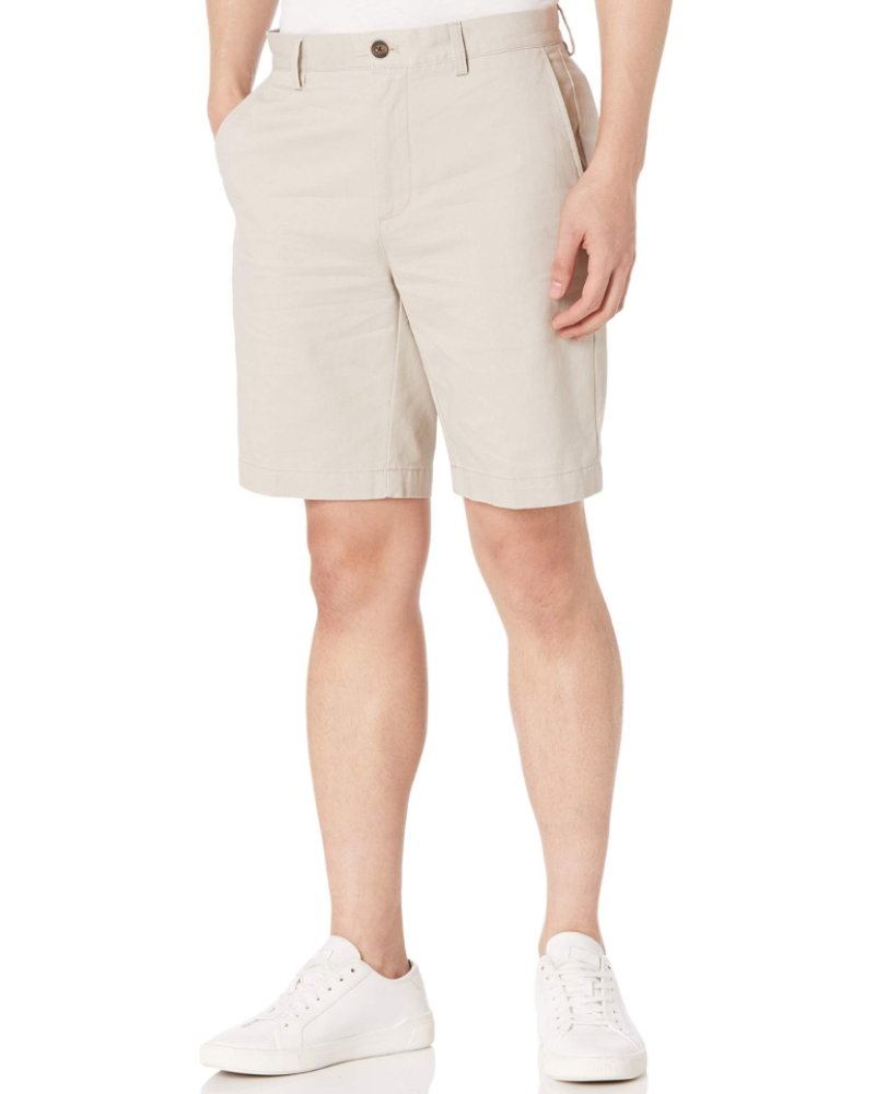 Malcolm Men's Chino Shorts – Slim Fit Cotton Twill Khaki Shorts