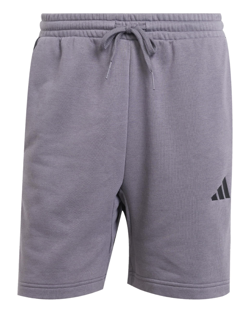 Trent Men's French Terry Shorts – Cotton Blend Drawstring Three Stripe Shorts