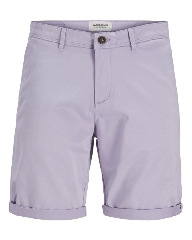 Mason Men's Chino Shorts – Cotton Regular Fit Elastic Waist Mid-Length Shorts