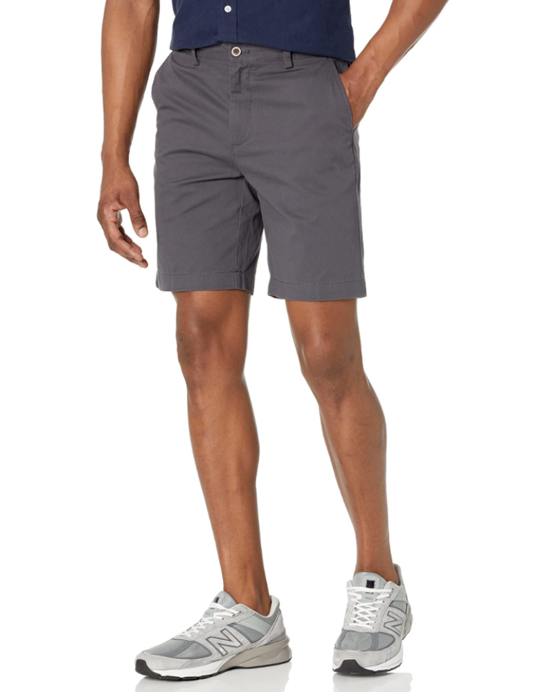 Malcolm Men's Chino Shorts – Slim Fit Cotton Twill Khaki Shorts
