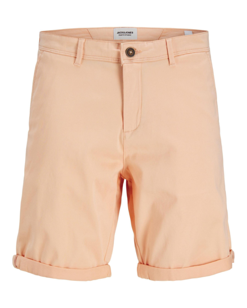 Mason Men's Chino Shorts – Cotton Regular Fit Elastic Waist Mid-Length Shorts