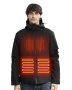 Amon Men's Heated Gilet – Rechargeable 9-Zone Heated Sleeveless Vest