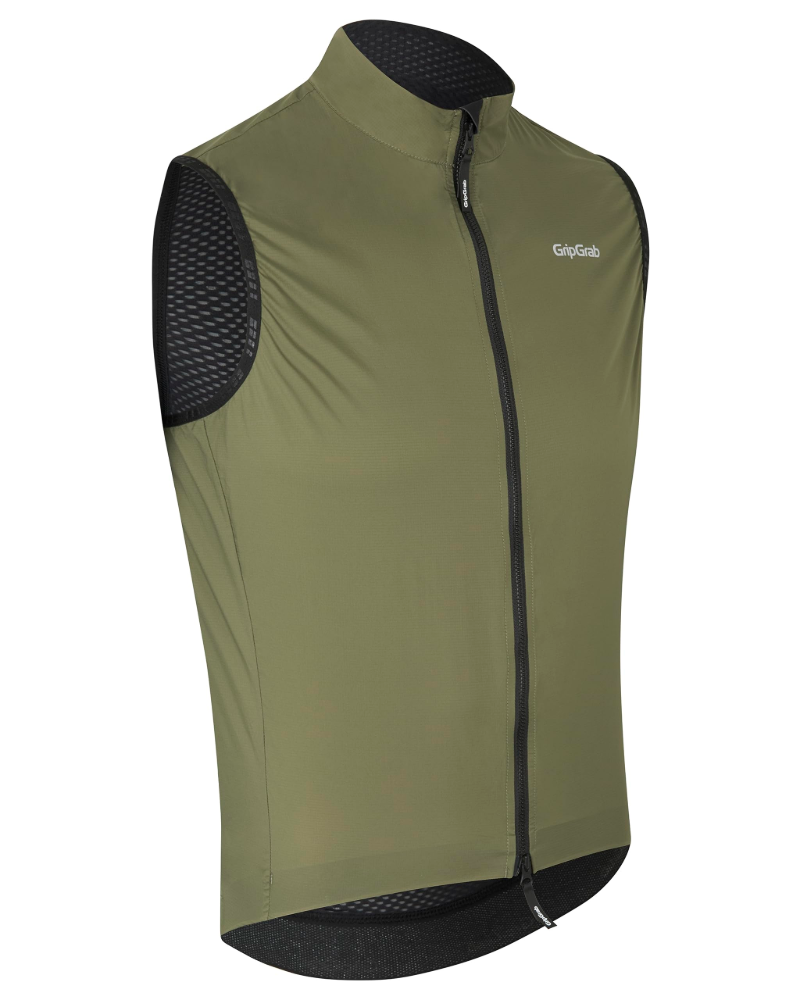 Caleb Men's Cycling Gilet – Lightweight Wind-Resistant Packable Sleeveless Vest