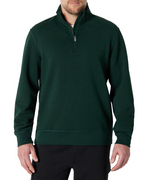 Dalton Men's Quarter Zip Pullover – Recycled Polyester Blend Relaxed Fit Sweatshirt