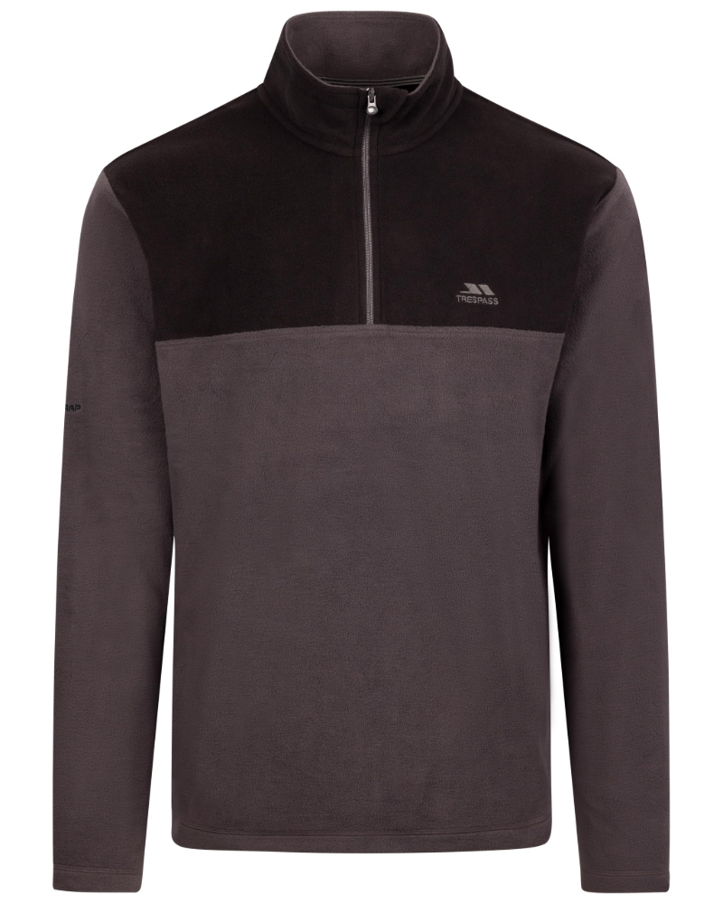 Callum Men's Half Zip Fleece Pullover – Microfleece Sweatshirt with Anti-Pilling Finish