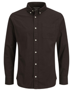 Elliis Men's Organic Cotton Oxford Shirt – Long Sleeve Button-Down Casual Shirt