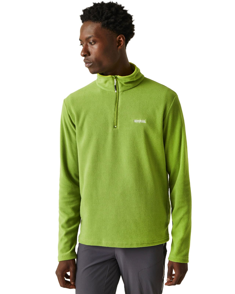 Kieran Men's Quarter Zip Fleece Pullover – Recycled Polyester Outdoor Sweatshirt