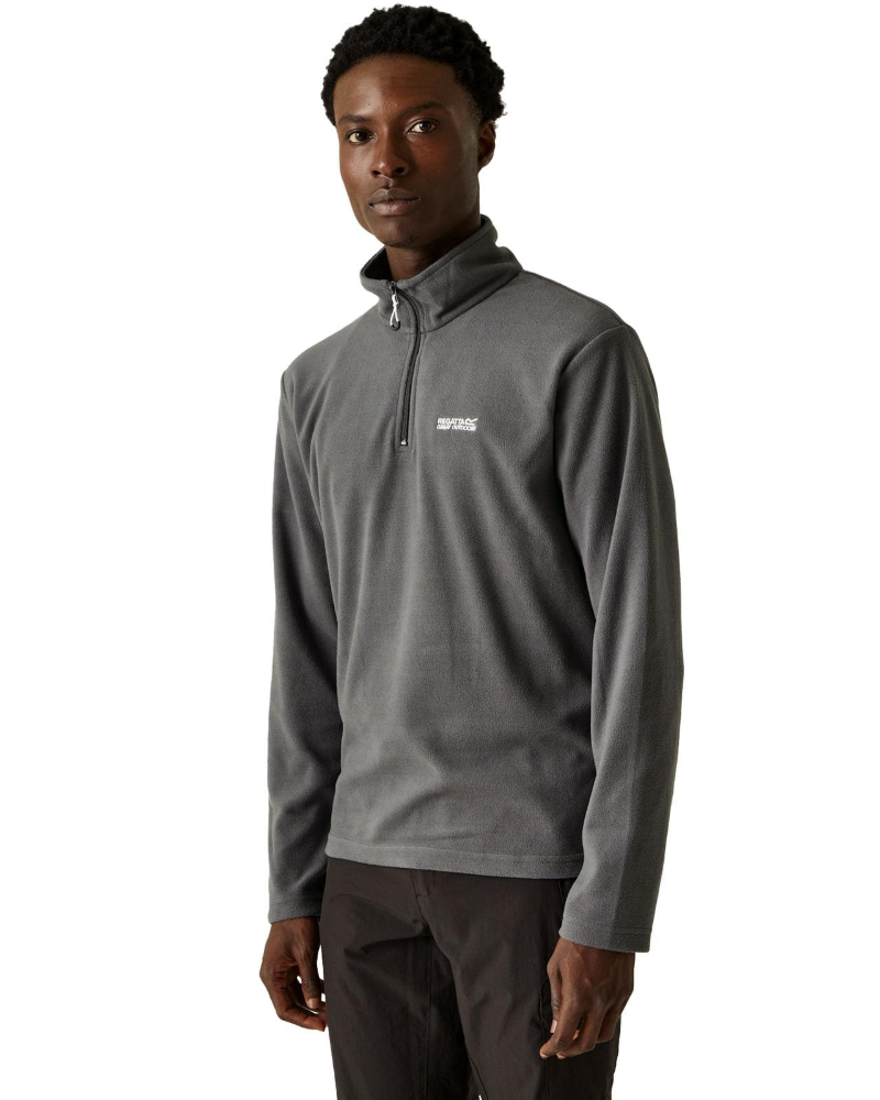 Kieran Men's Quarter Zip Fleece Pullover – Recycled Polyester Outdoor Sweatshirt