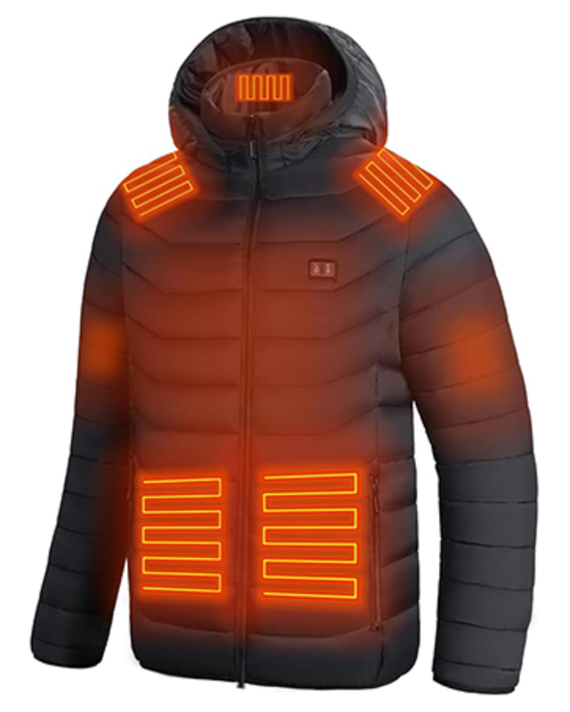 Amon Men's Heated Gilet – Rechargeable 9-Zone Heated Sleeveless Vest