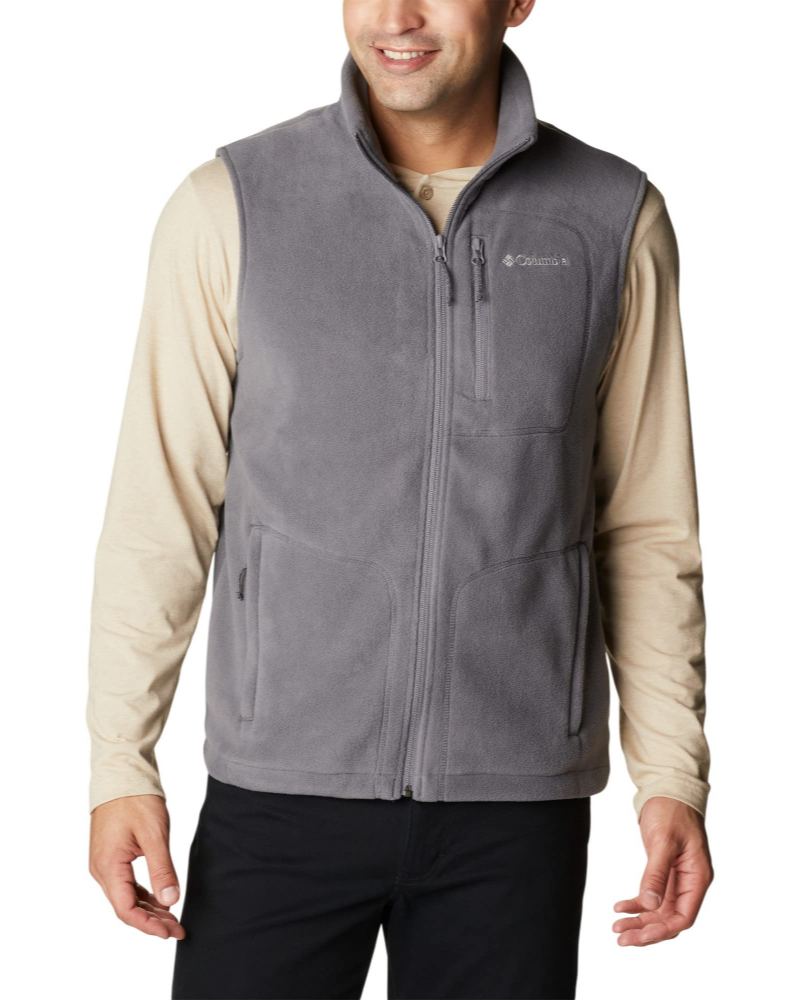 Derek Men's Fleece Gilet – Full Zip Sleeveless Outdoor Vest with Zipped Pockets