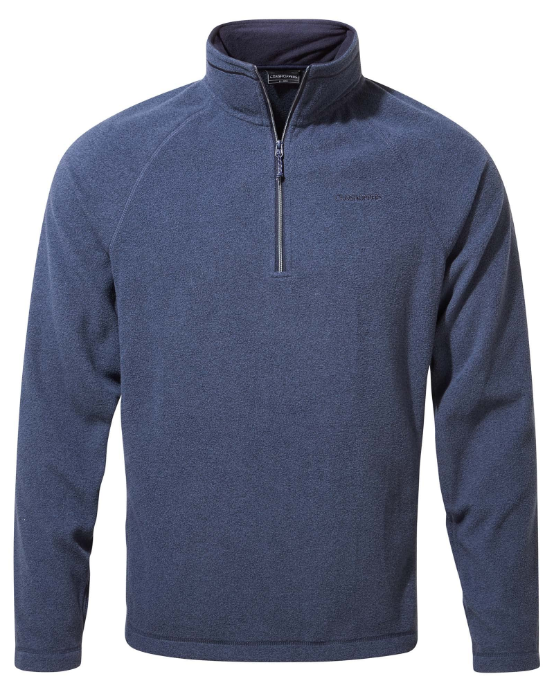 Mileson Men's Full Zip Fleece Jacket – Recycled Microfleece Outdoor Layer with Zip Pockets