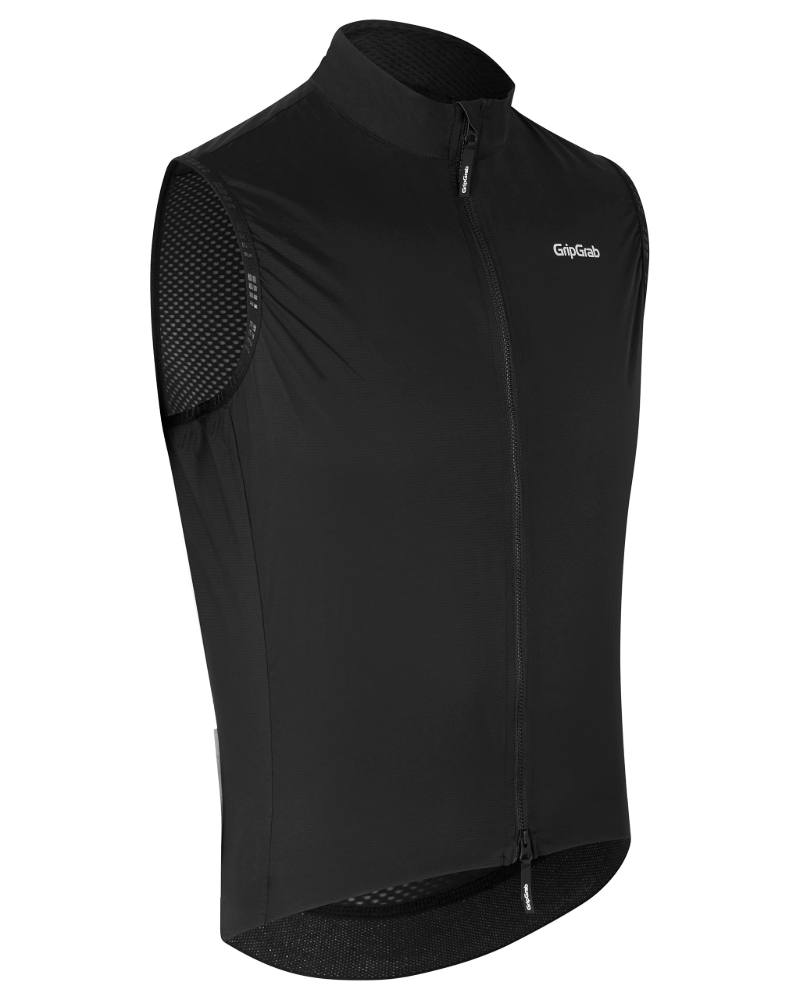Caleb Men's Cycling Gilet – Lightweight Wind-Resistant Packable Sleeveless Vest
