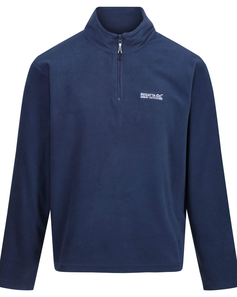 Flynn Men's Quarter Zip Fleece Pullover – Recycled Polyester Lightweight Jumper