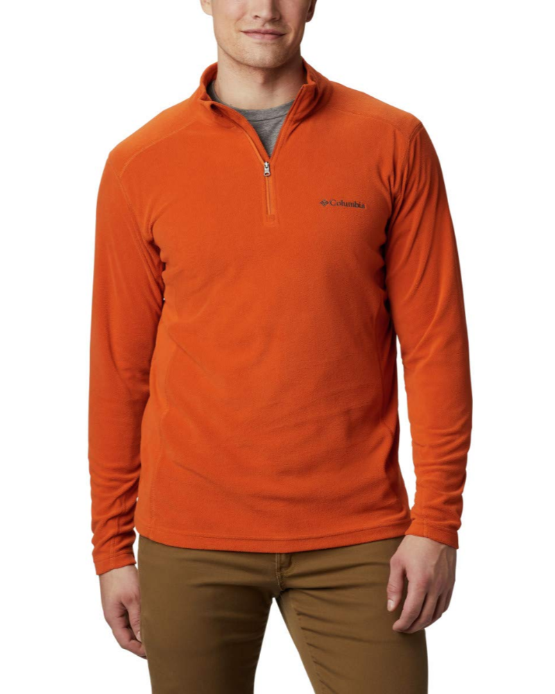 Lennox Men's Half Zip Fleece Pullover – Microfleece Outdoor Sweatshirt with SPF 50