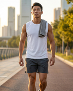 Lachlan Men's Compression Sports Vest – Sleeveless Performance Training Top