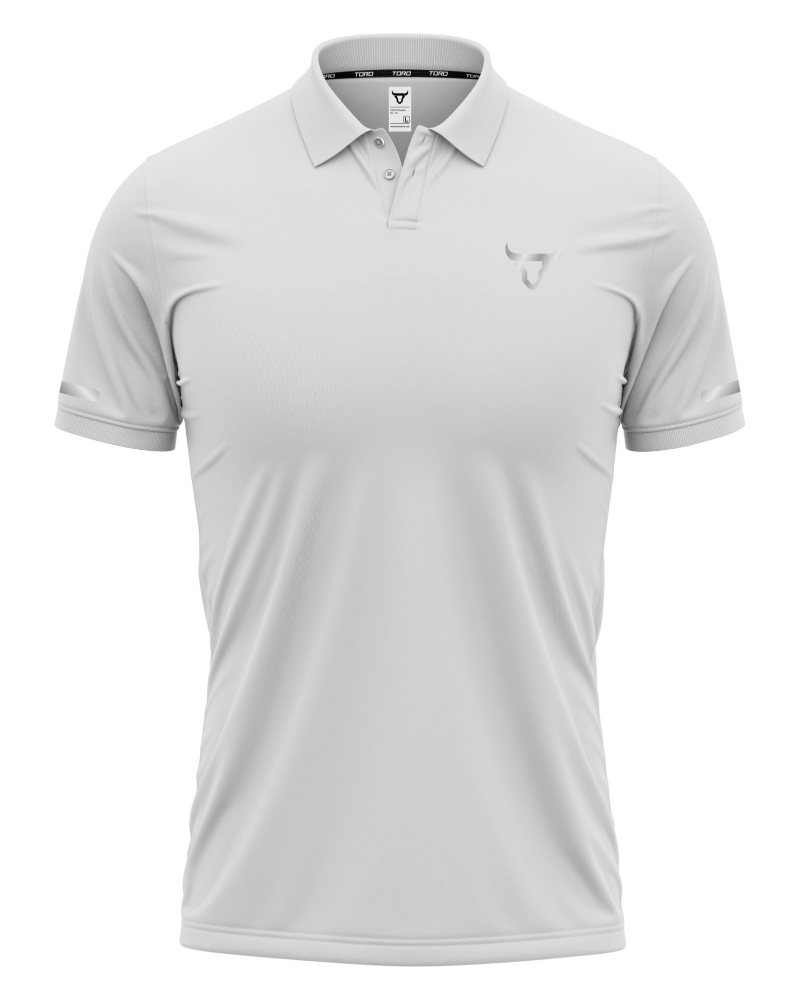Bennett Men's Polo Shirt – Short Sleeve Three Button Collared Mesh Panel Top