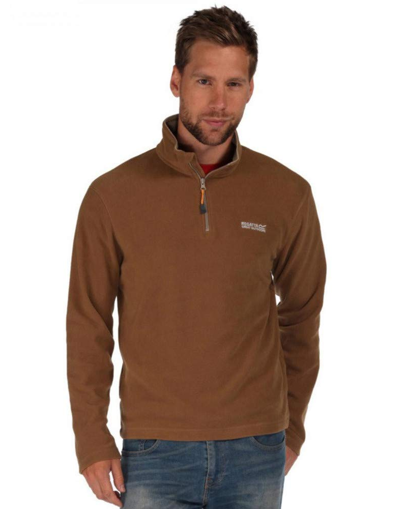 Kieran Men's Quarter Zip Fleece Pullover – Recycled Polyester Outdoor Sweatshirt