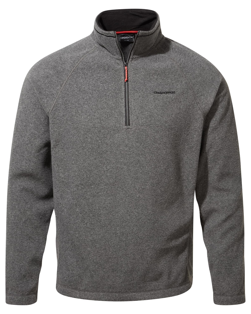 Mileson Men's Full Zip Fleece Jacket – Recycled Microfleece Outdoor Layer with Zip Pockets