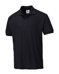 Stuart Men's Polycotton Polo Shirt – 210GSM Pique Work Polo with 3 Button Placket