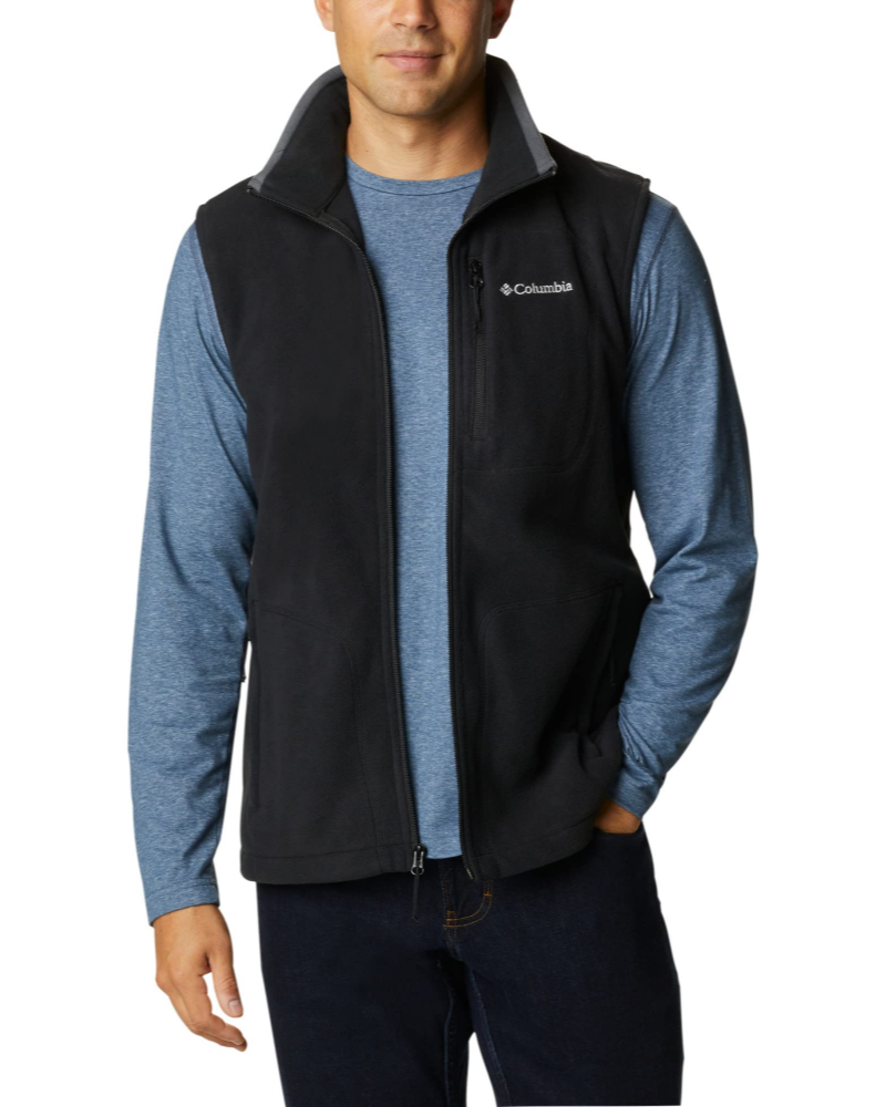 Derek Men's Fleece Gilet – Full Zip Sleeveless Outdoor Vest with Zipped Pockets