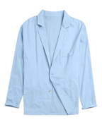 Miles Men's Linen Blazer – Regular Fit Summer Suit Jacket with 2 Button Fastening