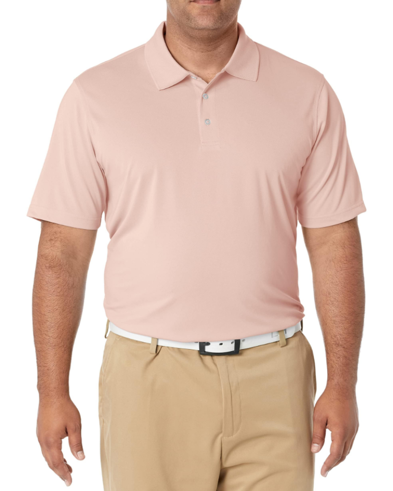 Lewis Men's Quick-Dry Polo Shirt – Regular Fit 3 Button Sports Golf Polo