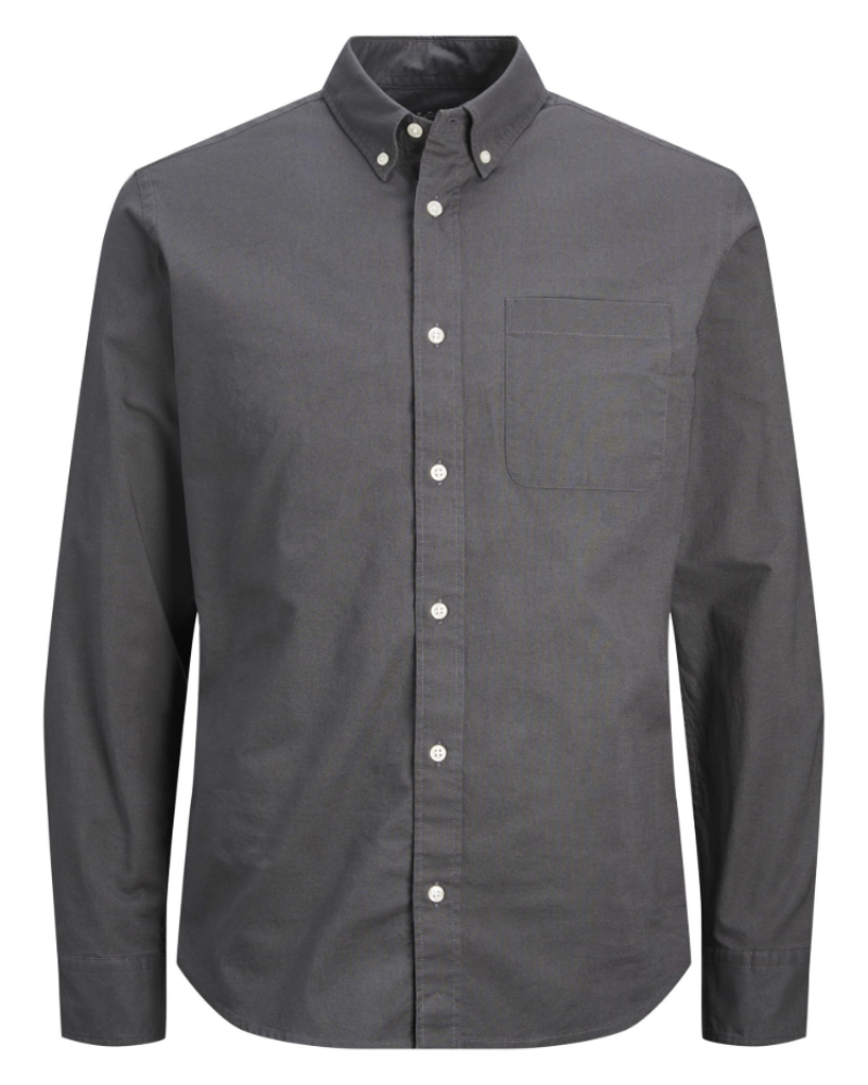 Elliis Men's Organic Cotton Oxford Shirt – Long Sleeve Button-Down Casual Shirt