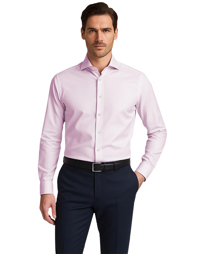 Colin Men's Cotton Blend Formal Shirt – Long Sleeve Regular Fit Button-Down Shirt