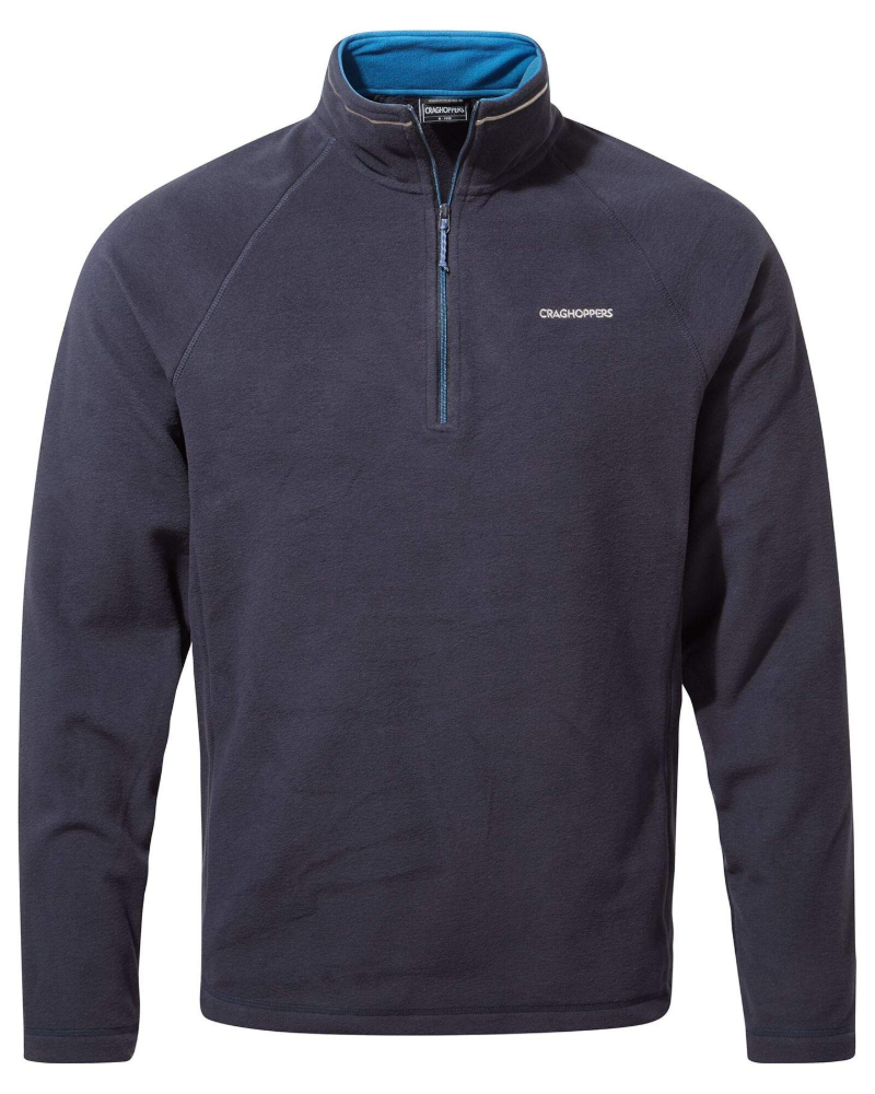 Mileson Men's Full Zip Fleece Jacket – Recycled Microfleece Outdoor Layer with Zip Pockets