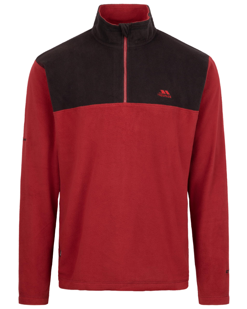 Callum Men's Half Zip Fleece Pullover – Microfleece Sweatshirt with Anti-Pilling Finish