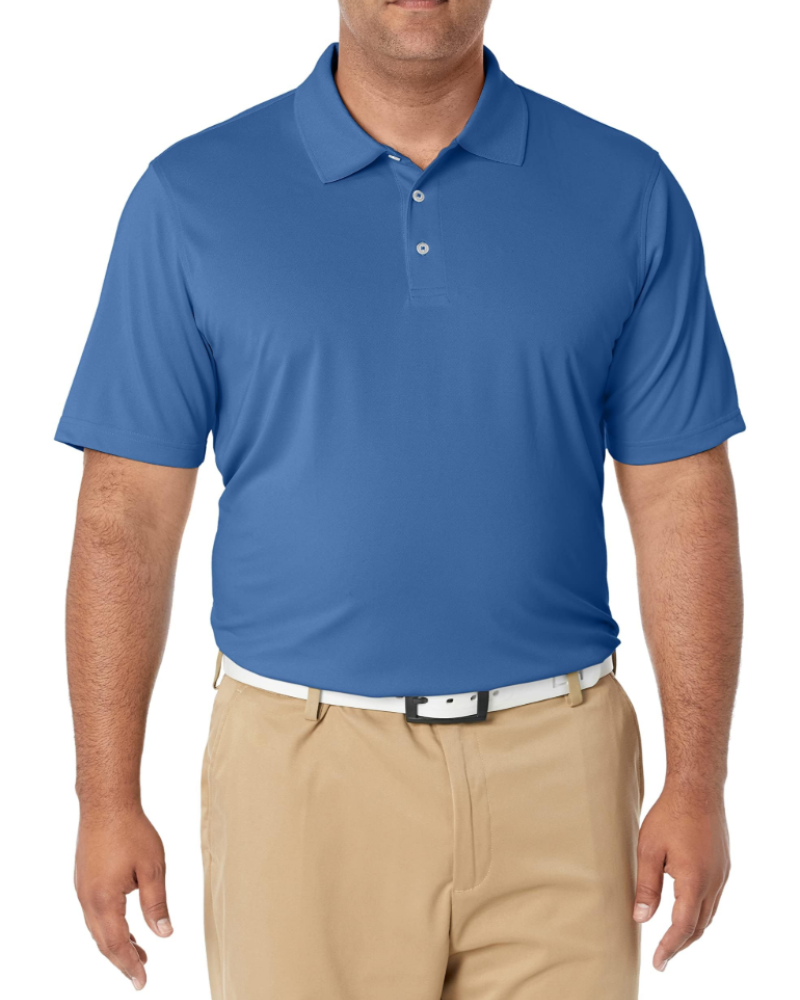 Lewis Men's Quick-Dry Polo Shirt – Regular Fit 3 Button Sports Golf Polo