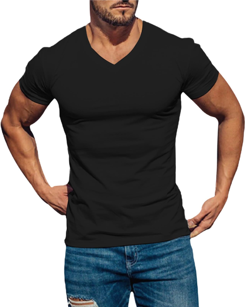 Grayson Men's Henley Shirt – Cotton Blend Long Sleeve Casual Button Neck T-Shirt