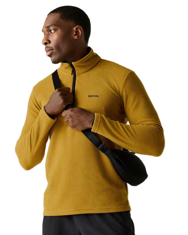 Kieran Men's Quarter Zip Fleece Pullover – Recycled Polyester Outdoor Sweatshirt