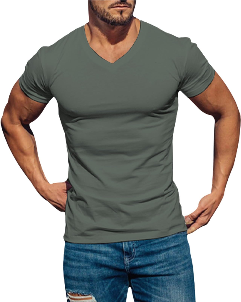 Grayson Men's Henley Shirt – Cotton Blend Long Sleeve Casual Button Neck T-Shirt